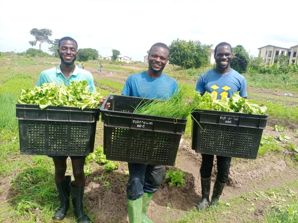 UCC Students Share Success Stories About Their Farming Experience On Campus